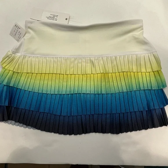 Lucky In Love Pleated Tennis Skirt Skort Shorts Small Multicolor NWT - Picture 2 of 9